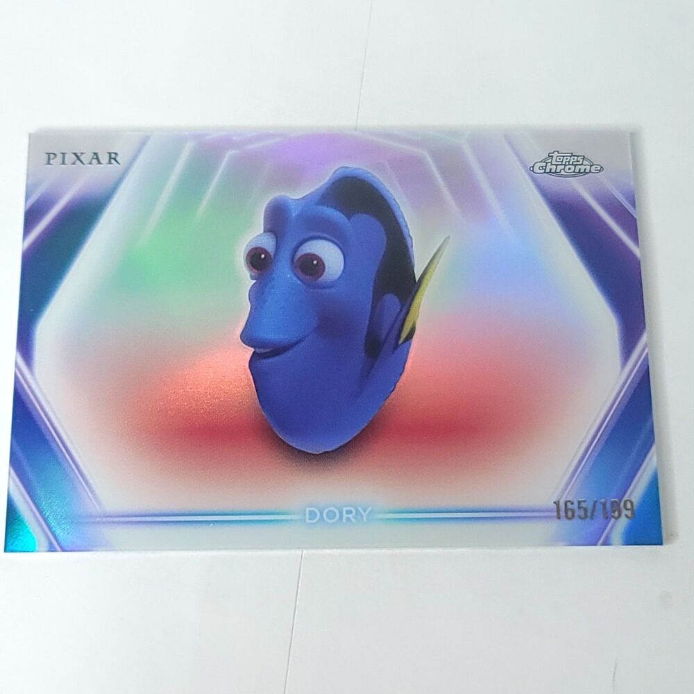 Dory Topps 2026 Disney Neon Holo Chrome Refractor Limited 165/199 CNE
